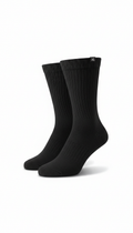 Crew Sock in Graphite Black, XL